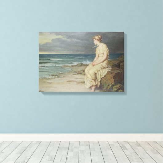 Miranda van het Zee Canvas Afdruk (Insitu (Houten vloer))