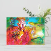 MIRANDOLINA, heldere vonken rood blauw groen geel (Staand voorkant)