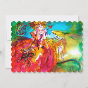 MIRANDOLINA MASKERBAL geel bruin rood groen Kaart