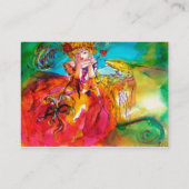 MIRANDOLINA / Mode, Theater ,Kostuumontwerper Visitekaartje (Achterkant)