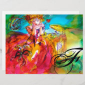 MIRANDOLINA / Venetiaanse carnavalmaskers (Voorkant / Achterkant)