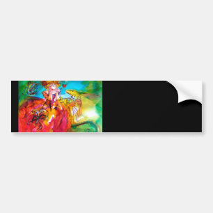 MIRANDOLINA / Venetiaanse carnavalmaskers Bumpersticker
