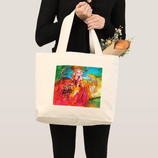 MIRANDOLINA / Venetiaanse carnavalmaskers Grote Tote Bag (Voorkant (product))