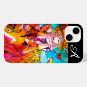 MIRANDOLINA / Venetiaanse carnavalmaskers Monogram Case-Mate iPhone Case (Achterkant (horizontaal))