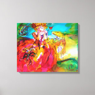 MIRANDOLINA / Venetiaanse Carnavalsmaskers Canvas Afdruk