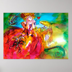 MIRANDOLINA / Venetiaanse Carnavalsmaskers Poster