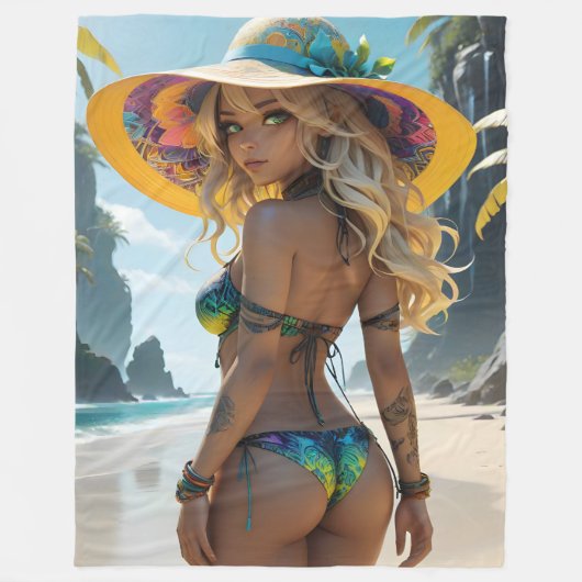 Mireya Dollz Fleece Deken (Voorkant)