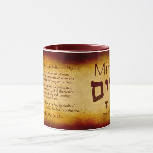 Miriam Hebrew-Mok (verbrand) Mok (Midden)