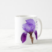  Miriam naam  paarse irisbloem Koffiemok (Voorkant rechts)
