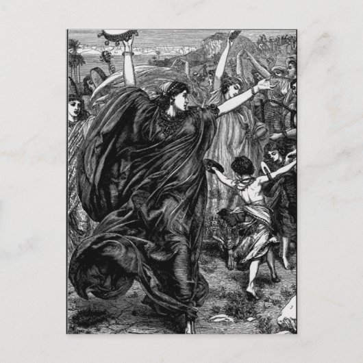 Miriams-Song Briefkaart (Voorkant)