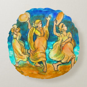 Miriam's Song van de Zee Rond Kussen