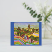 Miro, Prades Le Village, Carte Postale de Peinture (Debout devant)