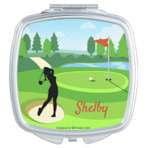 Miroir compact Lady's Golf