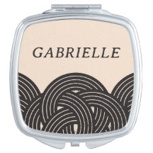 Miroir Compact Macrame