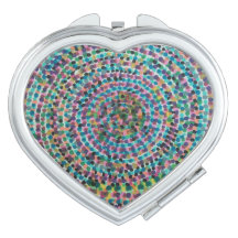 Miroir Compact Spirales Confettis