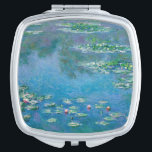 Miroir De Poche Claude Monet<br><div class="desc">Nymphéas - Claude Monet,  Huile sur toile,  1906</div>