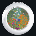 Miroir De Poche Gustav Klimt Fleur Jardin Cottage Nature<br><div class="desc">Un beau tableau de jardin - c'est un tableau classique de Gustav Klimt,  appelé Cottage Garden,  ou Bauergarten,  1907,  qui est un gros plan d'un jardin fleuri,  un tableau floral coloré.</div>