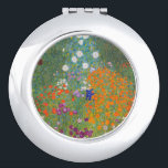 Miroir De Poche Gustav Klimt Fleur Jardin Cottage Nature<br><div class="desc">Un beau tableau de jardin - c'est un tableau classique de Gustav Klimt,  appelé Cottage Garden,  ou Bauergarten,  1907,  qui est un gros plan d'un jardin fleuri,  un tableau floral coloré.</div>
