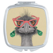 Mirror Esmerelda Emu Compact
