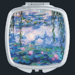 Miroir De Poche Nappes d'eau par Claude Monet Compact Mirror<br><div class="desc">Water Lys par Claude Monet.
 Visitez mon magasin pour un design plus intéressant et plus de choix de couleurs => zazzle.com/iwheels</div>