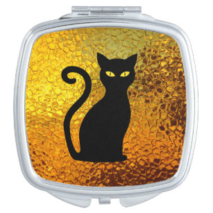 Miroirs De Poche Chat Zazzle Be