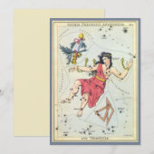Miroir d'Urania, Carte céleste d'astronomie vintag (Devant / Derrière)