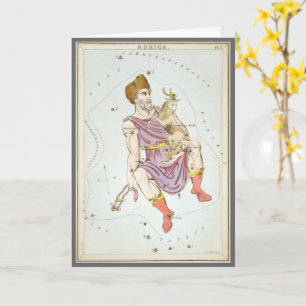 Miroir d'Urania, Carte céleste d'astronomie vintag