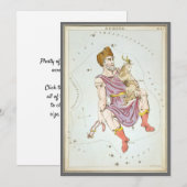 Miroir d'Urania, Carte céleste d'astronomie vintag (Devant / Derrière)