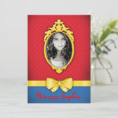 Miroir, miroir sur la princesse invitation de mur (Debout devant)