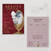 Miroir Sur Le Mur - Carte de visite (Devant / Derrière)