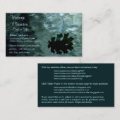 Miroiter des cartes de visite d'étang (Devant / Derrière)