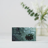 Miroiter des cartes de visite d'étang (Debout devant)