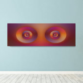 Mirror-Afbeelding Canvas Afdruk (Insitu (Houten vloer))