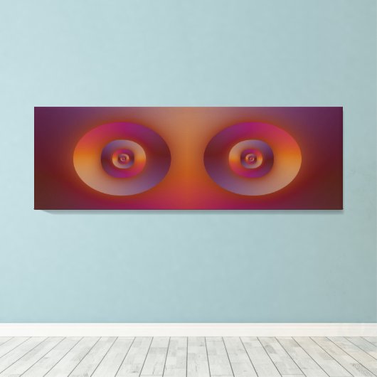 Mirror-Afbeelding Canvas Afdruk (Insitu (Houten vloer))