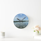 Mirror Afbeelding Clock Ronde Klok (Huis)