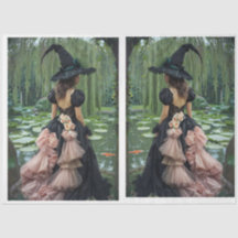 Mirror afbeelding Willow Witch2 Weefselpapier