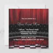 Mirror Ball Disco Party Invitation Sjabloon Kaart (Achterkant)