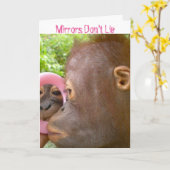 Mirror Birthday Compliment Kaart (Gele Bloem)