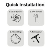 Mirror Decal - DIY Romantic Wedding Decoration