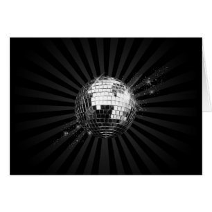 Mirror Disco Ball on Black