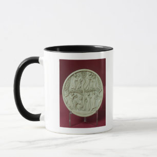 Mirror-hoesje met courante scènes, c.1320-30 mok