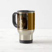 Mirror Kat Travel Mug Reisbeker (Voorkant links)
