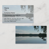 Mirror Lake After Sunset Visitekaartje (Voorkant / Achterkant)