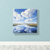 Mirror Lake Canvas Afdruk (Insitu (Houten vloer))