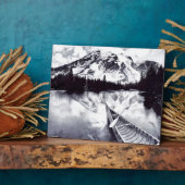 Mirror Lake en Mountains Plaque Fotoplaat (Zijkant)