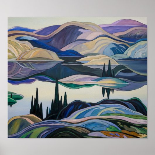 Mirror Lake | Franklin Carmichael | Poster (Voorkant)