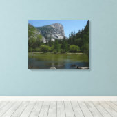Mirror Lake II in Yosemite National Park Canvas Afdruk (Insitu (Houten vloer))