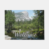 Mirror Lake Uitzicht in Yosemite National Park Deurmat (Voorkant)