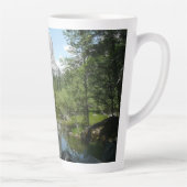 Mirror Lake Uitzicht in Yosemite National Park Latte Mok (Rechts)