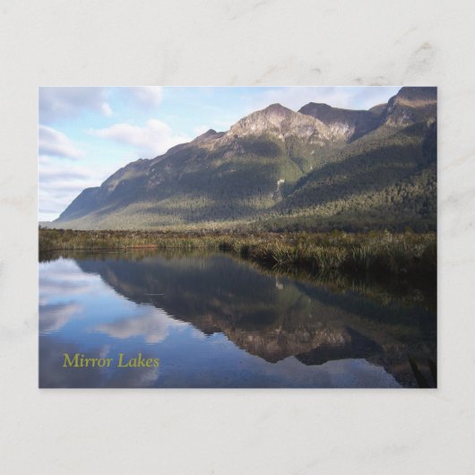 Mirror Lakes Briefkaart (Voorkant)